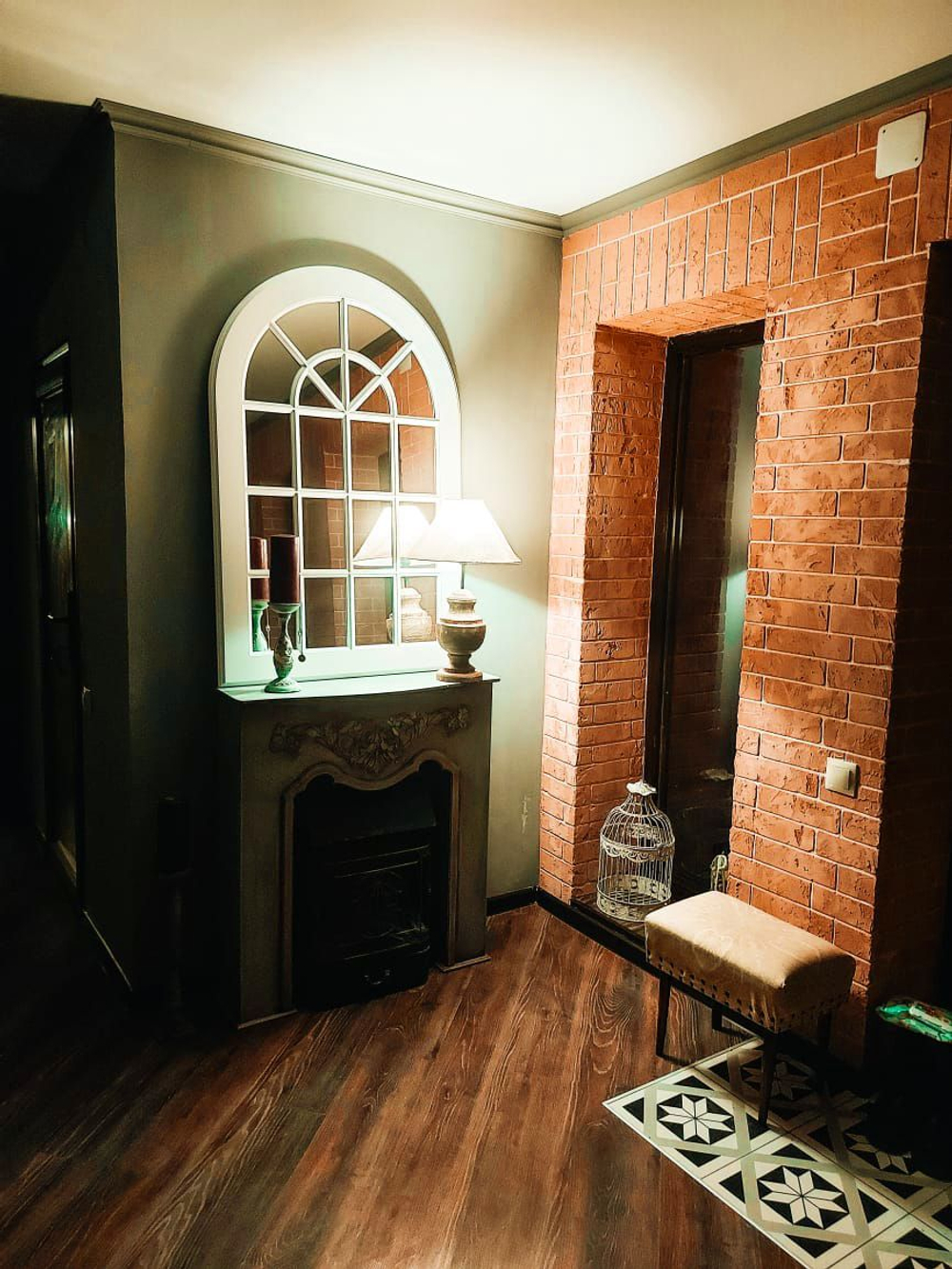 Декоративная штукатурка, Имитация кирпичной стены Loft 2, Готовый комплект материалов на 5 квадратных метров, Все в одном