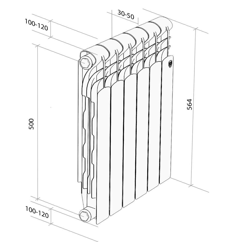 Радиатор Royal Thermo Revolution Bimetall 500 2.0