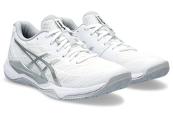 Женские кроссовки для бадминтона/сквоша Asics Gel-Tactic 12 - white/pure silver