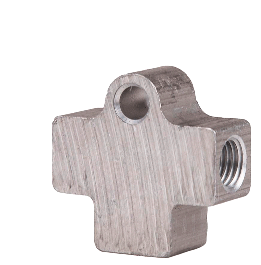 Тройник тормозных трубок зад. моста (алюминий)