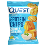 Quest Nutrition, Протеиновые чипсы Original Style, чеддер и сметана, 8 пакетиков по 32 г (1,1 унции)