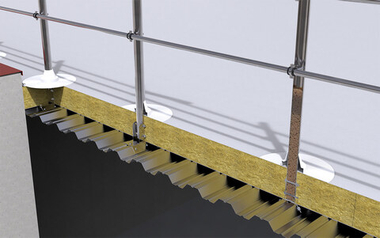 Кровельное ограждение Fachmann КО/PL/PVC/800-3-3000