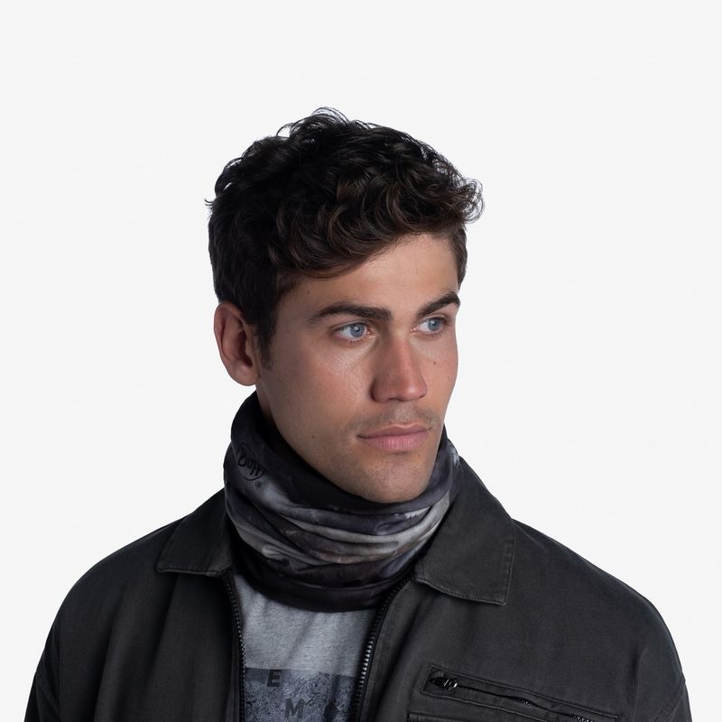 Шарф-труба с флисом двухсторонний Buff Polar Reversible Silvery Grey Фото 3