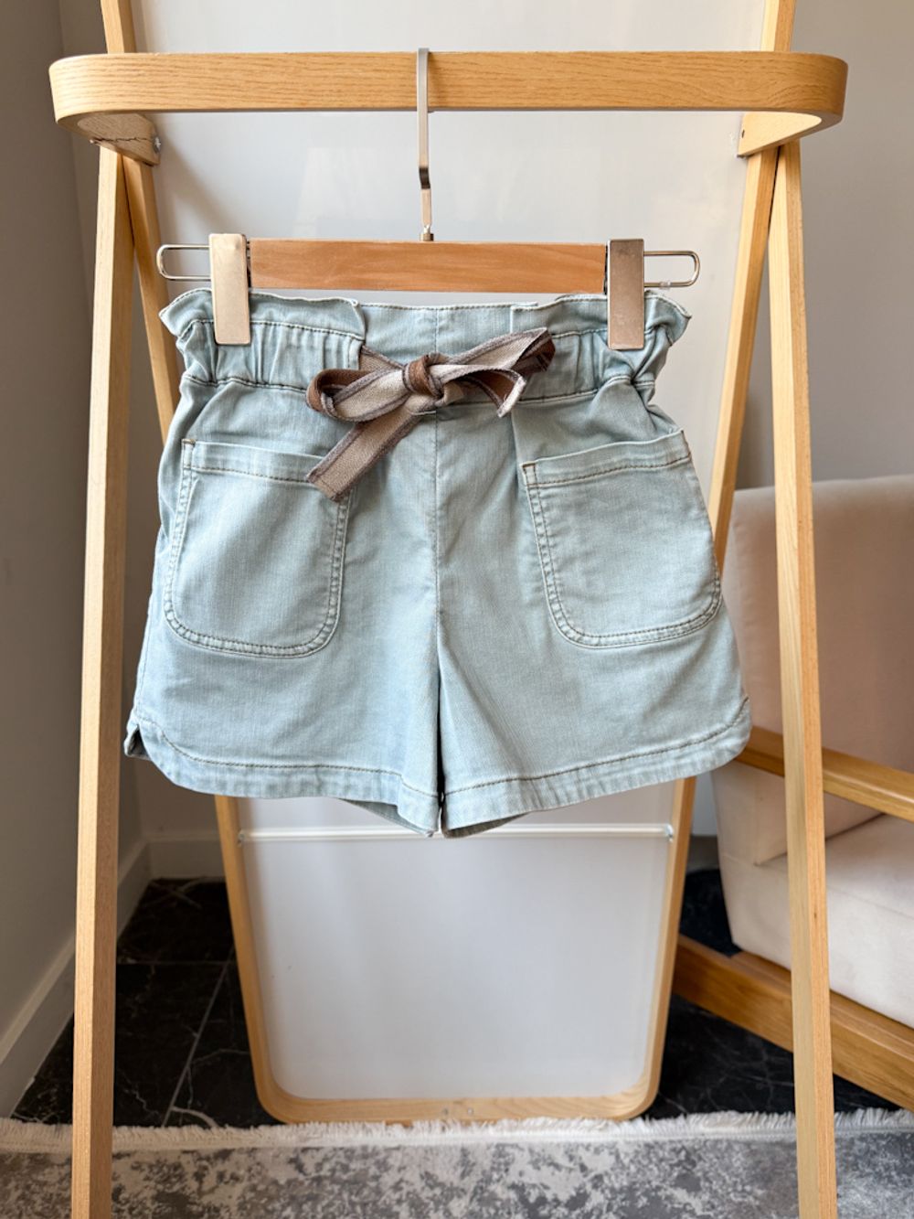 Джинсовые шорты Brunello Cucinelli, 128