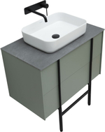 Тумба с раковиной Allen Brau Reality 1.32005.CGM 80 cement grey matt