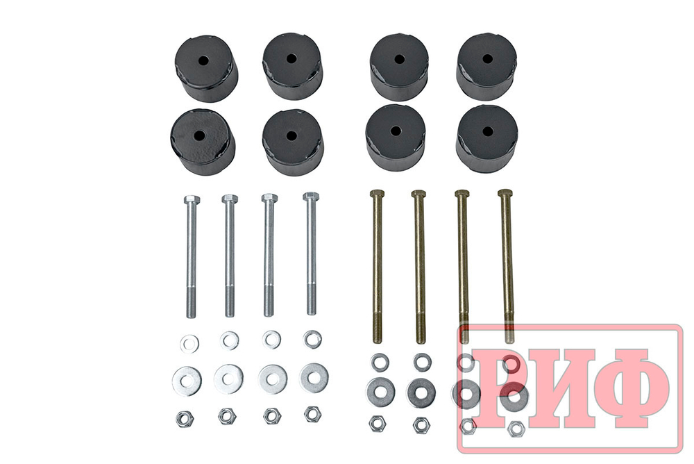 Проставки для лифта кузова 50 мм на ГАЗ Соболь (к-т 8 шт.) с крепежом РИФ