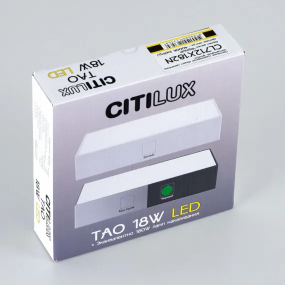CL712X182N Тао Черный Св-к Накл. LED 18W*4000K