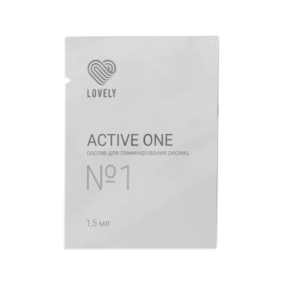 Lovely Состав для ламинирования ресниц № 1 "ACTIVE ONE", 1,5 мл