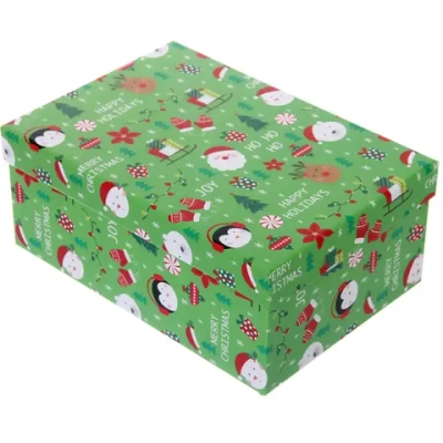 Коробка подарочная «Дедушка Мороз» 23*16*9,5 см