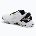 Кроссовки волейбольные Mizuno Wave Lightning Z8 white/black/ge gold