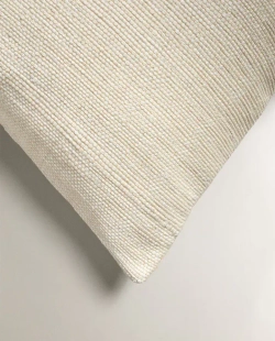 ZARA HOME РЕЛЬЕФНЫЙ ЧЕХОЛ ДЛЯ ДЕКОРАТИВНОЙ ПОДУШКИ, ЭКРЮ