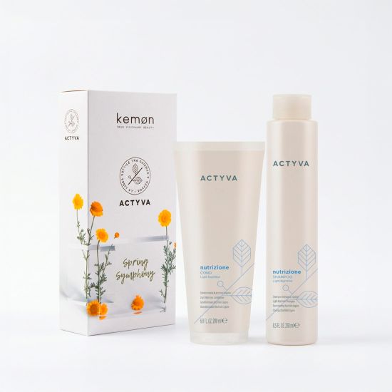 Kemon Набор Максимальное увлажнение (шампунь 250ml +маска 200ml) Actyva Nutrizione Ricca