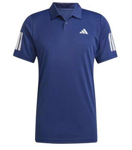 Мужское теннисное поло Adidas Club Tennis 3-stripes - небесный
