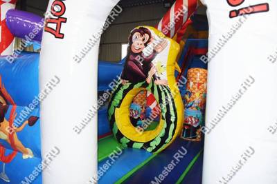 Батут "Цирковое шоу", 8*4*5 м