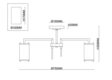 Люстра потолочная 8*Е14 1046/11/08PT никель Vase Stilfort