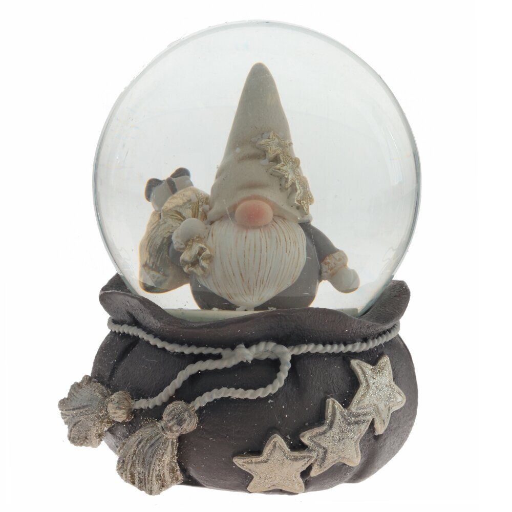 GAEM Фигурка декор в стекл шаре "Гном", D 6.5 см, L7 W7 H9 см, 2в.