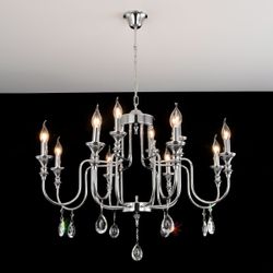 Citilux Рига CL437221 Люстра подвесная Хром