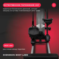 Эллиптический тренажер домашний SVENSSON BODY LABS TITAN FLD