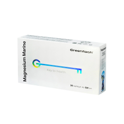 Greenflash Marine Magnesium (Mg) Магний морской в нативной форме, 30капсул