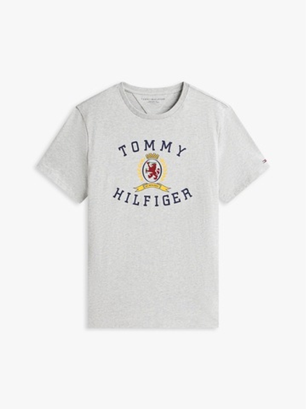 Футболка Tommy Hilfiger Crest Logo Light Grey Heather