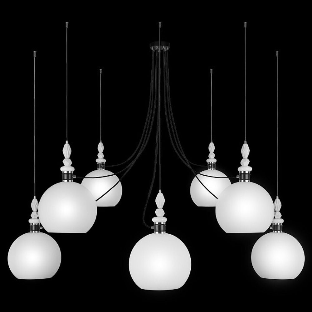 Подвесная люстра 33 идеи S37WH PND182.07.17CH.003BL-S37WH