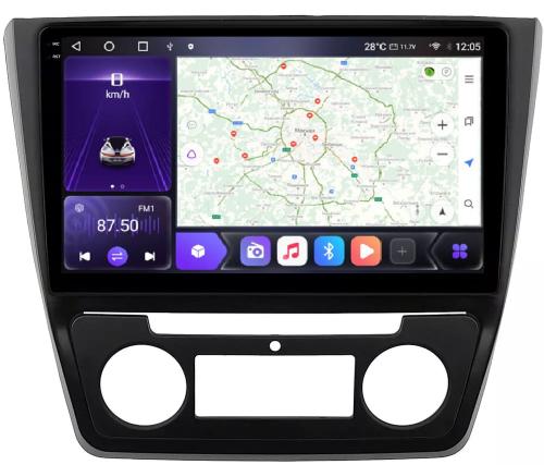 Магнитола для Skoda Yeti 2009-2018 (климат) - Kuberg OL-1919 QLed+2K, Android 12, Быстрая, CarPlay, 4G SIM-слот