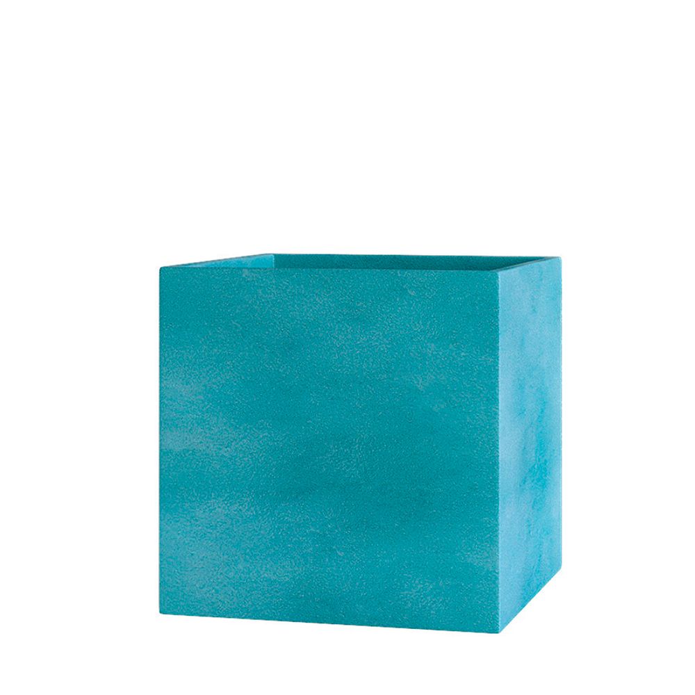 Кашпо CUBE CLOUDY BLUE 40x40x40