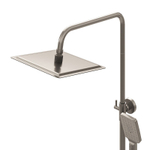 Душевая стойка Grossman Cosmo 500.K35.02.120 с верхним душем,ручной лейкой и смесителем, брашированный никель,1 место
