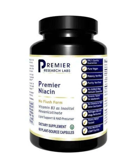 Niacin 60 capsules Premier Research Labs