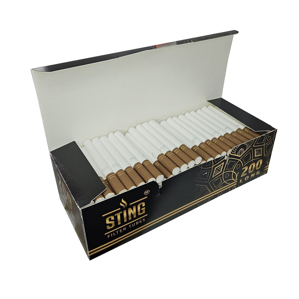 Гильзы для сигарет "Sting" Brown Long 200шт. Товар уцененный