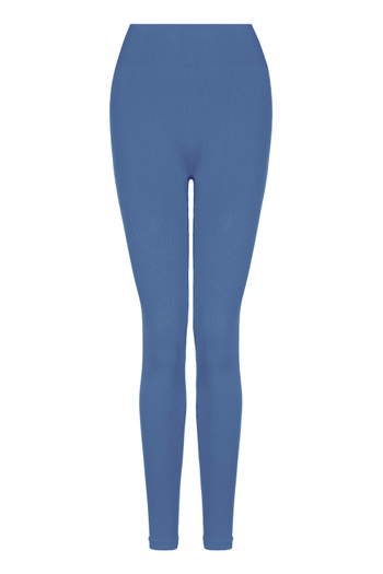 Леггинсы в рубчик №81 SUPER SOFT Пасифик