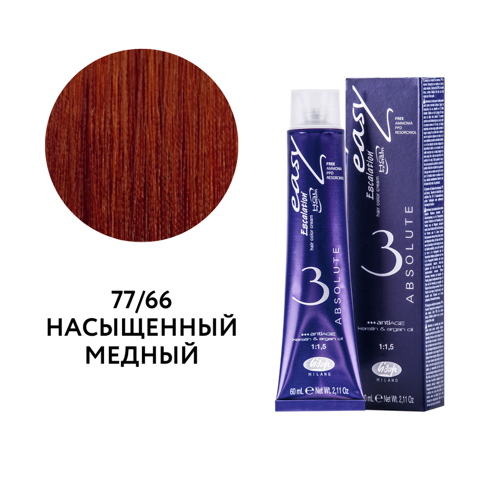 Безаммиачный перманентный крем-краситель для волос "Escalation Easy Absolute 3"