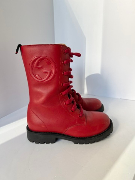 Кожаные ботинки Gucci, 27