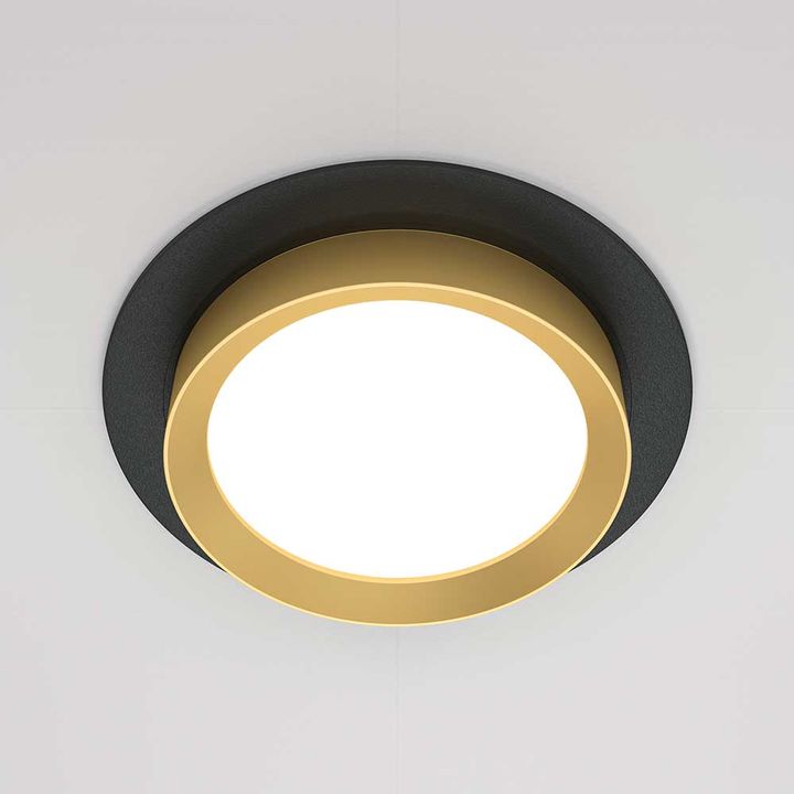 Встраиваемый светильник Maytoni Hoop DL086-GX53-RD-BG