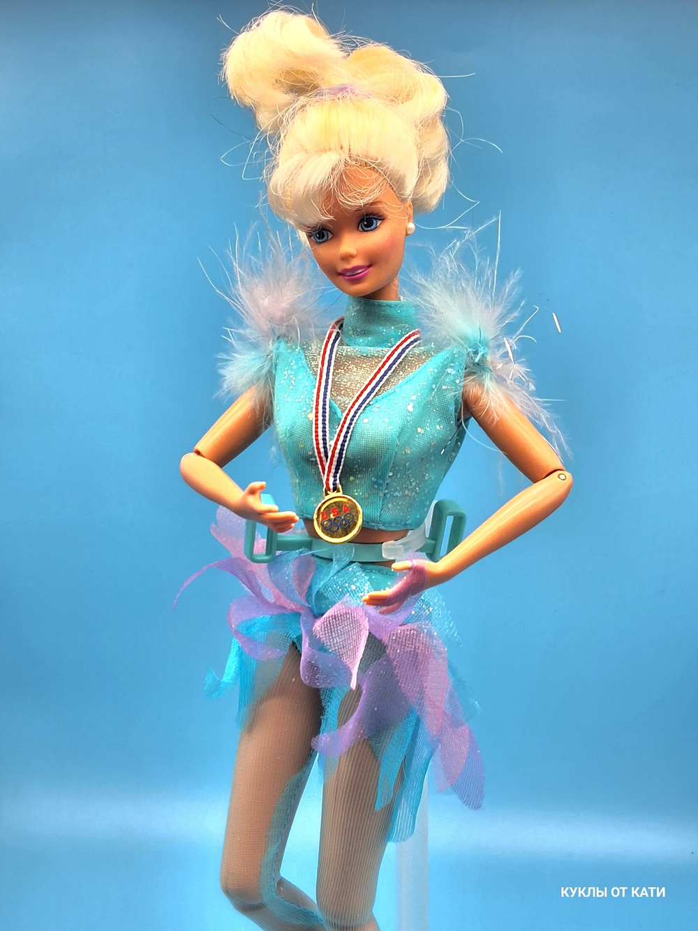 Кукла Барби Олимпийская фигуристка Olympic Skater Barbie 1997