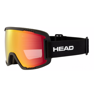 2025 Маска HEAD CONTEX L UNISEX black/FMR yellow-red кат. 2