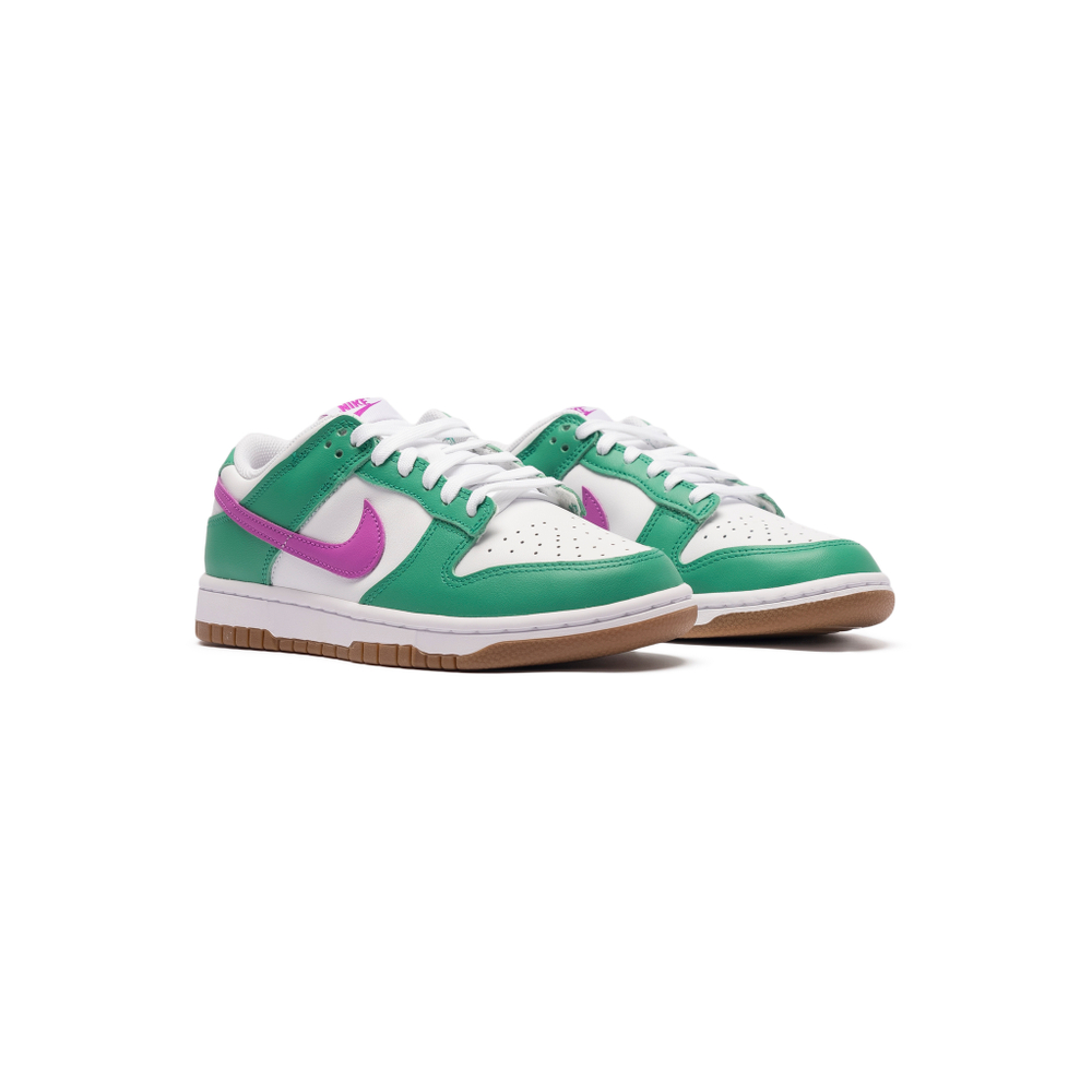 Кроссовки Nike Dunk Low "White Stadium Green Fuchsia" Women's