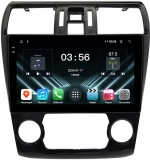 Магнитола для Subaru Levorg 1 VM 2014-2017 (штатная камера ЗВ, рамка большая) - FarCar DX9-9645F2B монитор 9.5" IPS на Android 13, 4+64Гб, CarPlay