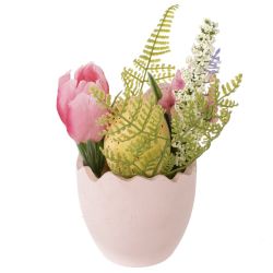 GAEM Цветочная композиция "Пасхальная", L7 W7 H14 см