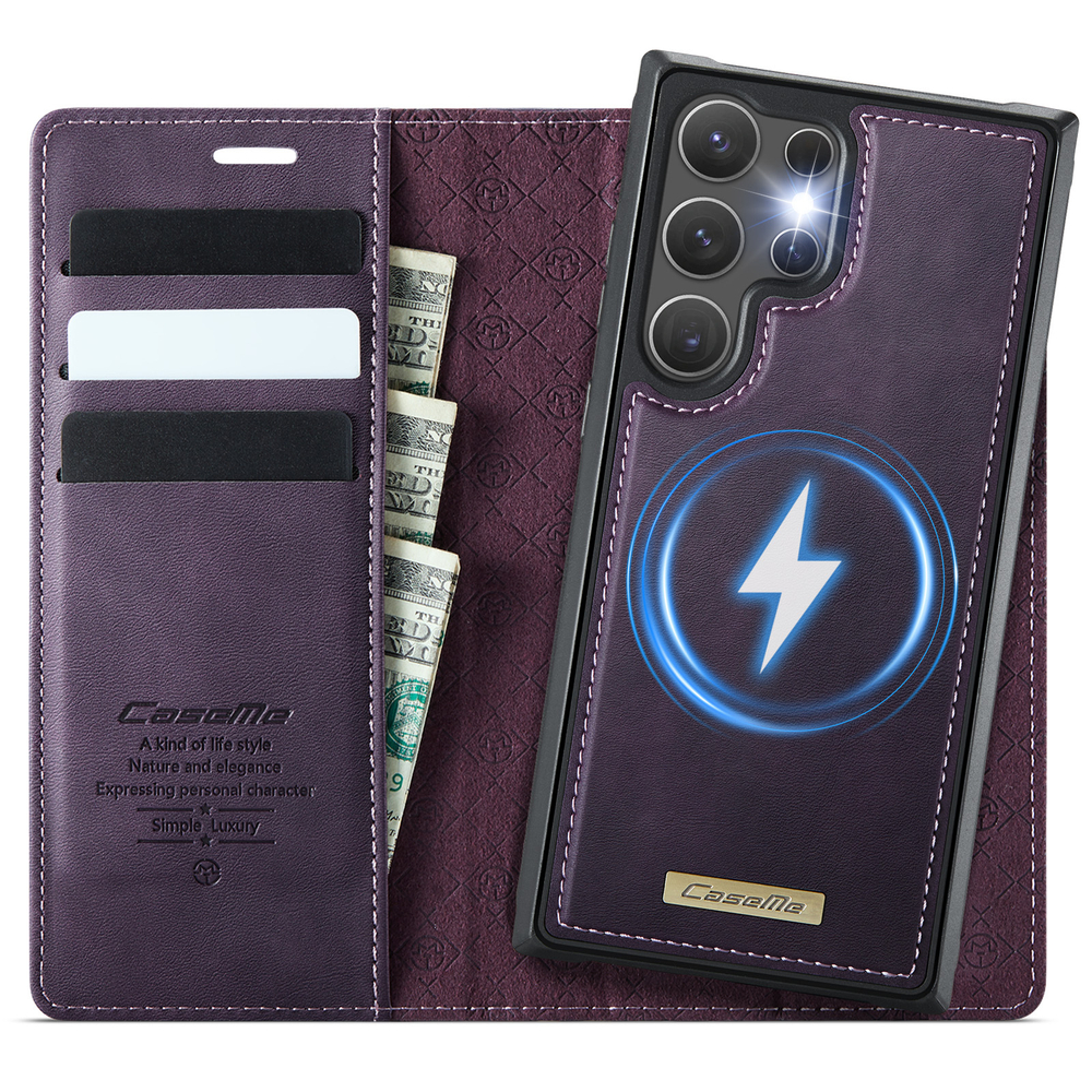 Чехол-кошелек CaseMe 2 in 1 MagSafe Samsung Galaxy S23 Ultra