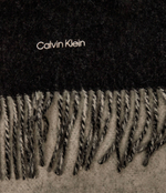 Шерстяная шаль Calvin Klein - черный(K60K612705)