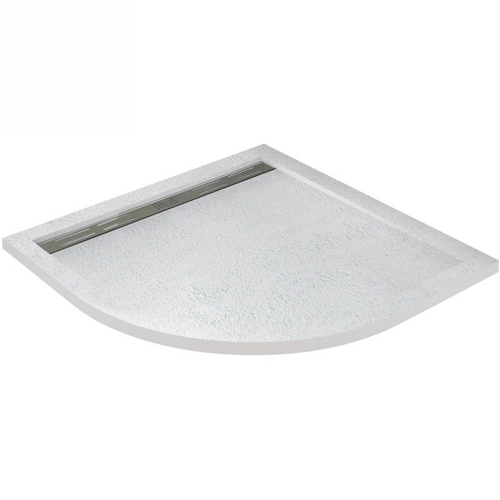 Душевой поддон из искусственного камня Cezares Tray AS 80x80 TRAY-AS-R-80-30-W Белый