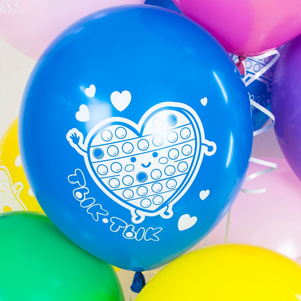 Шар (12"/30 см) Поп ит, Pop it, Ассорти, пастель, 2 ст 25 шт.