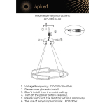 Подвесная светодиодная люстра Aployt Barb APL.085.03.30