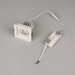 Светильник MS-VORTEX-BUILT-S90x90-12W Warm3000 (WH-WH, 20 deg, 230V) (Arlight, IP20 Металл, 5 лет) 057912