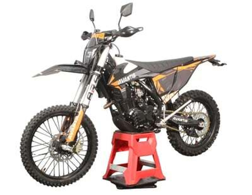 Мотоцикл кроссовый эндуро AVANTIS 250 CARB NIBBI EXCLUSIVE (CB250-F/172FMM DESIGN KTM ЧЕРНЫЙ) ARS с ПТС