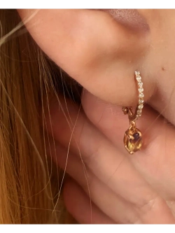 Серебряные серьги с александритом