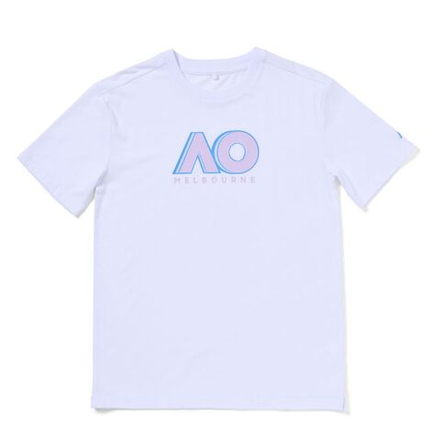 Футболка для девочки Australian Open Logo Tennis - white