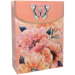 Пакет подарочный «Изящные цветы» 31*42*12 см, микс