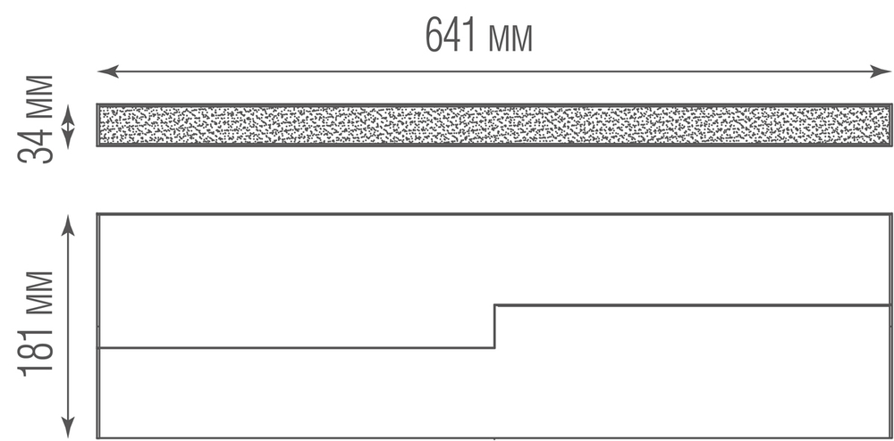 Светодиодный светильник для магнитного шинопровода, 28W, 3000К